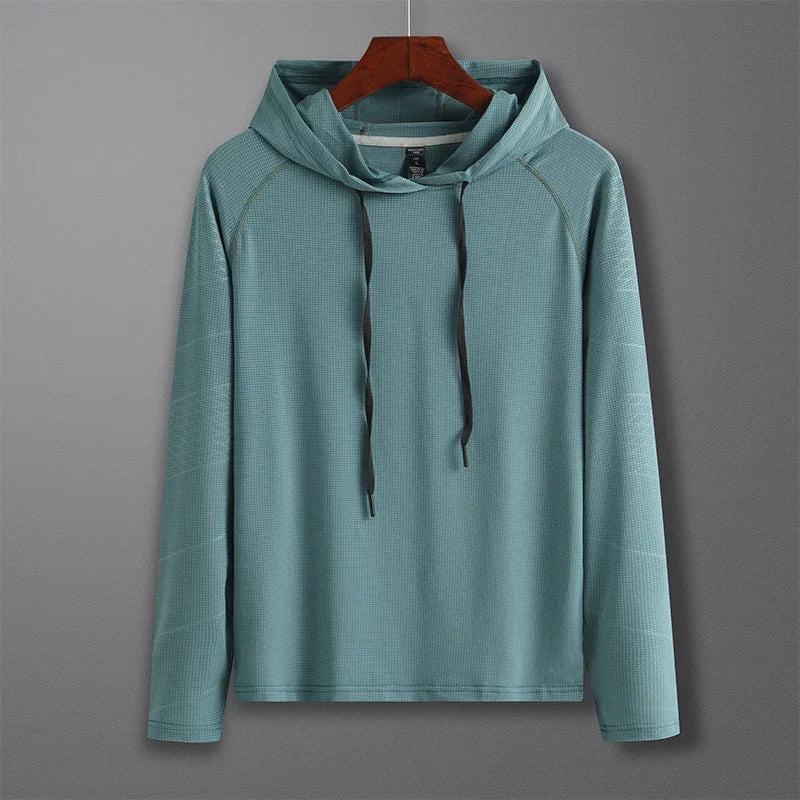 Men's Quick Dry Outdoor Sports Hoodies Activewear Running Tops 24 Hour Sport