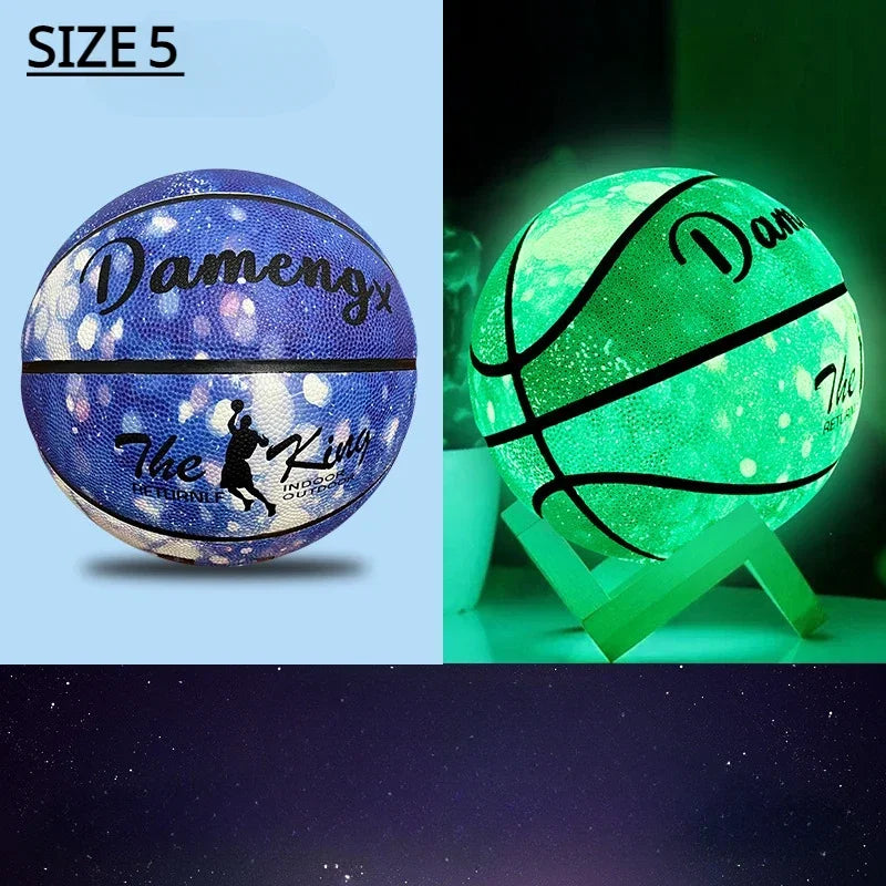 Glow-in-the-Dark Training Basketball for All Skill Levels