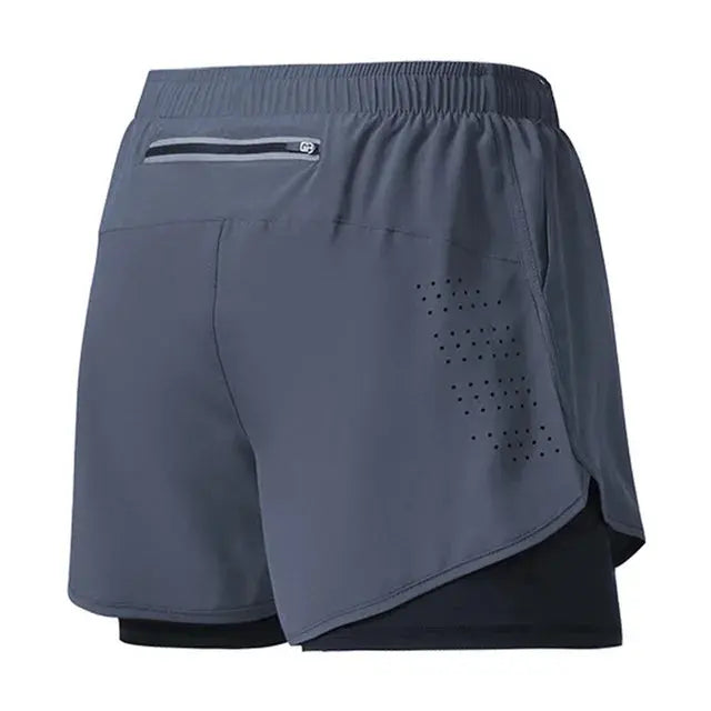 Breathable Double Layer Men's Workout Shorts for Gym & RunningMen's Shorts24 Hour Sport
