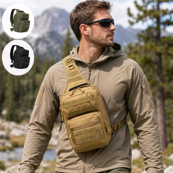 Compact Tactical Sling Backpack One-Shoulder Daypack