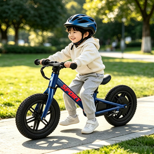 Kids Electric Balance Bike with Air Tires & Speed Modes