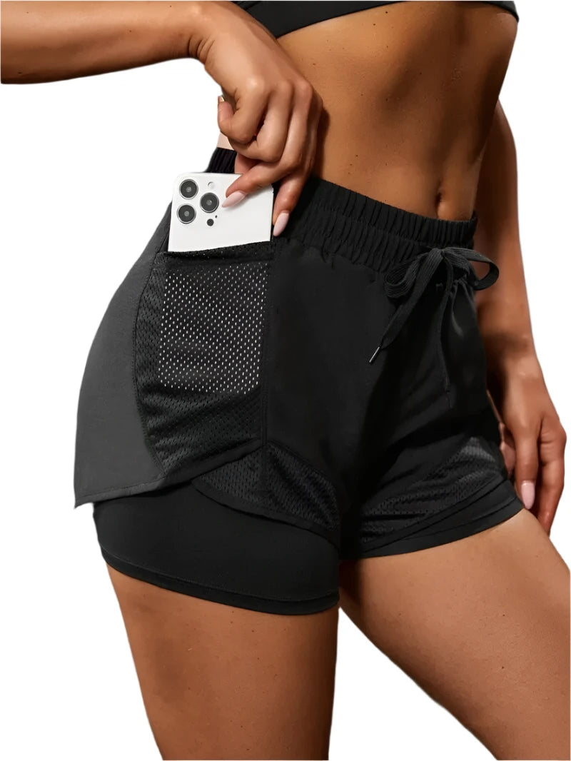 Breathable, Stretchy Workout Shorts for Women
