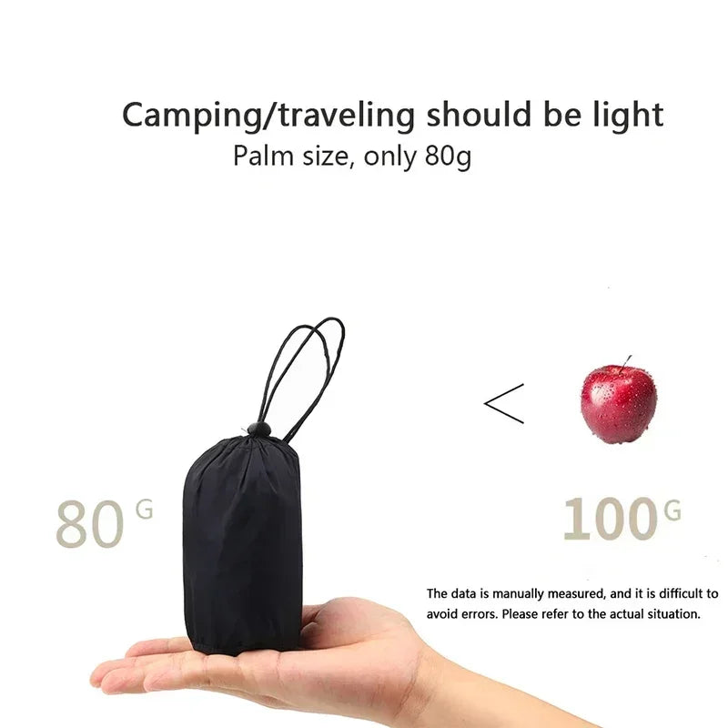 Portable Backpacking Pillow with Lumbar Support