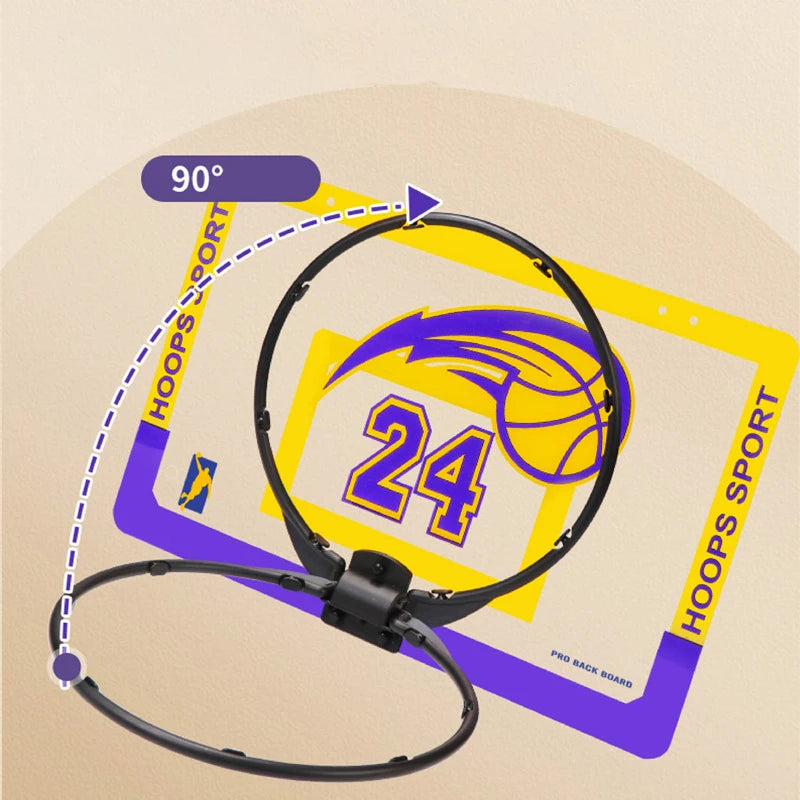 Punch-Free Wall-Mounted Basketball Hoop