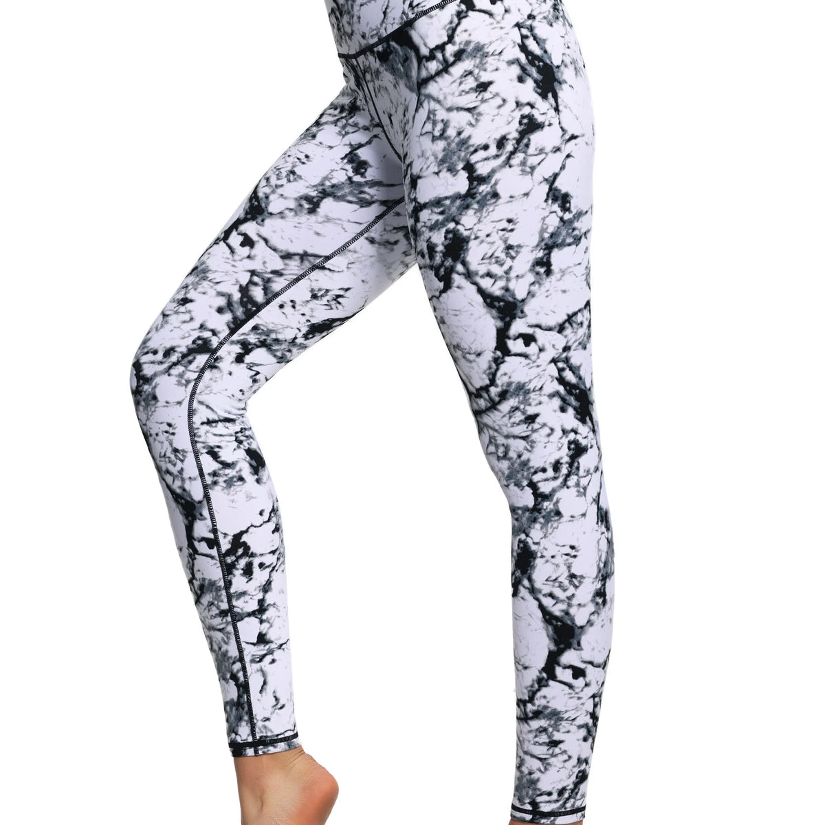 Soft High-Waist Yoga Leggings: Squat-Proof Running Pants