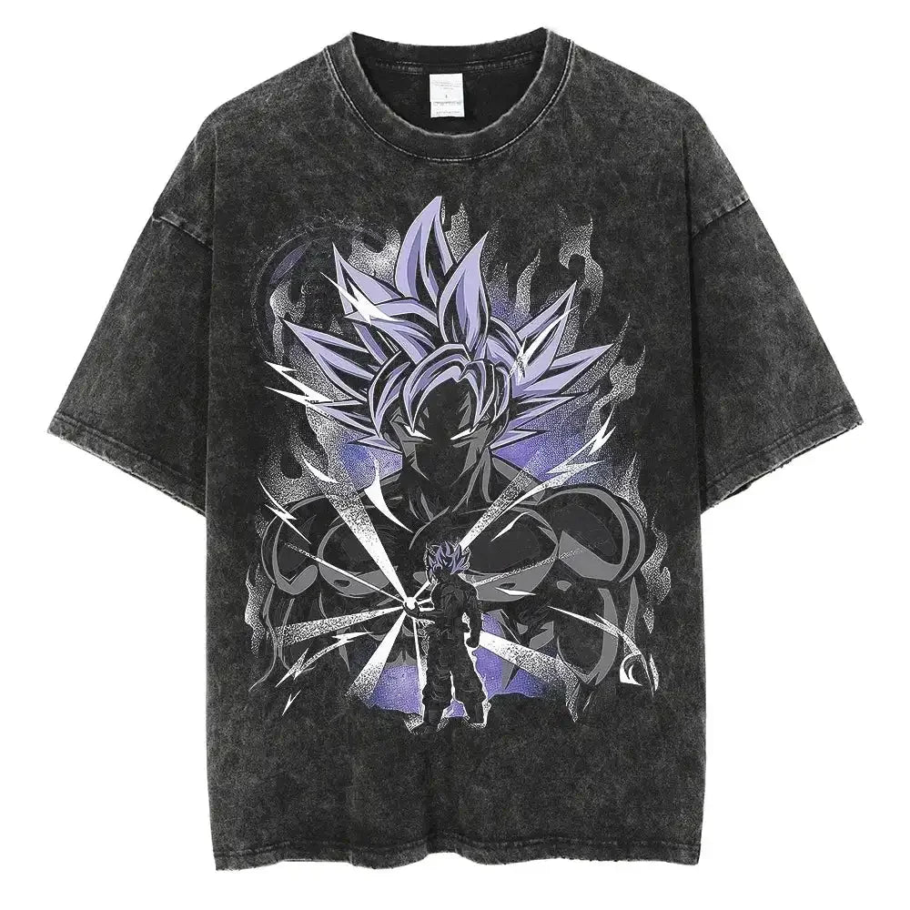 Vintage Dragon Ball Z Vegeta T-Shirt | Men's Harajuku Tee