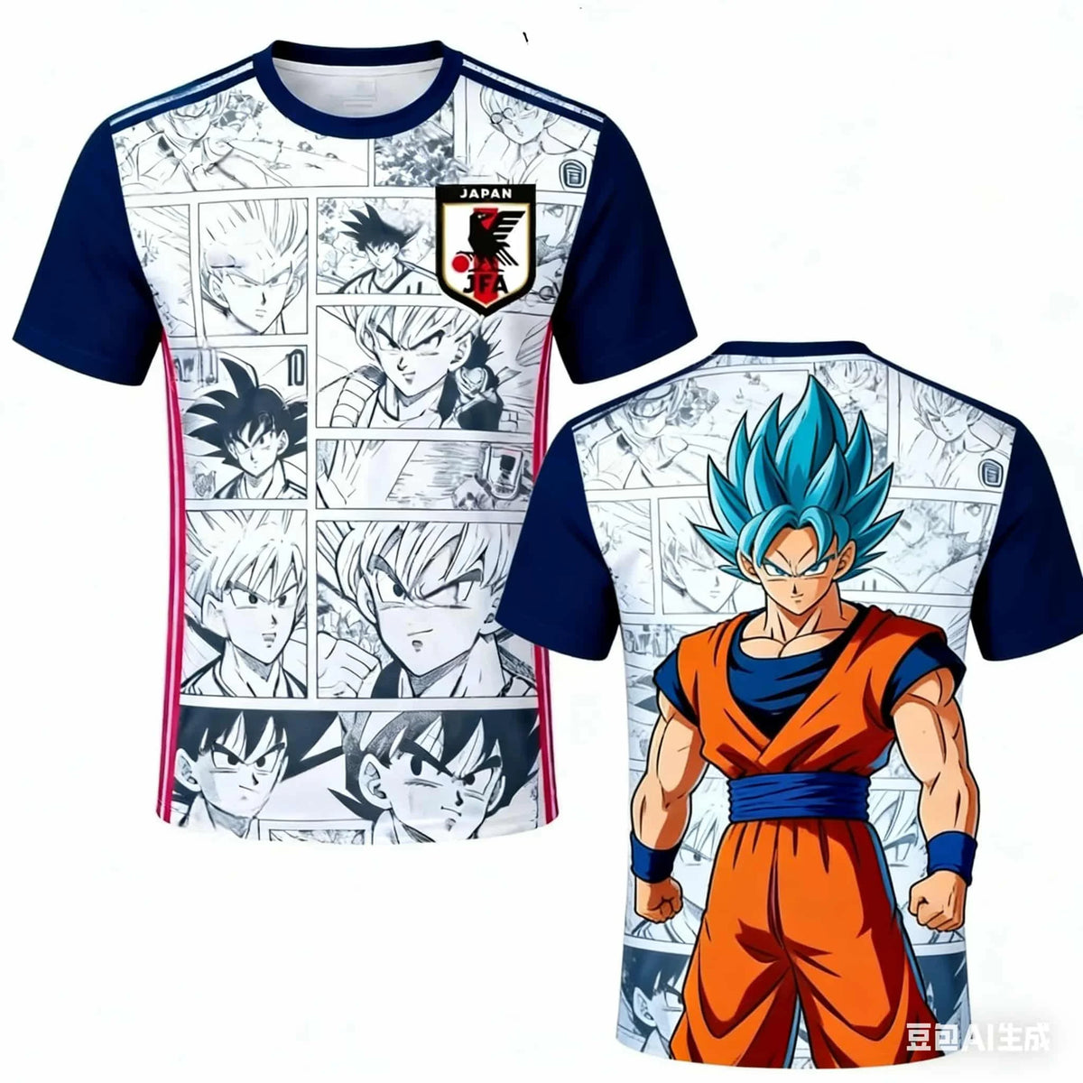Dragon Ball Goku Japan Soccer Jersey