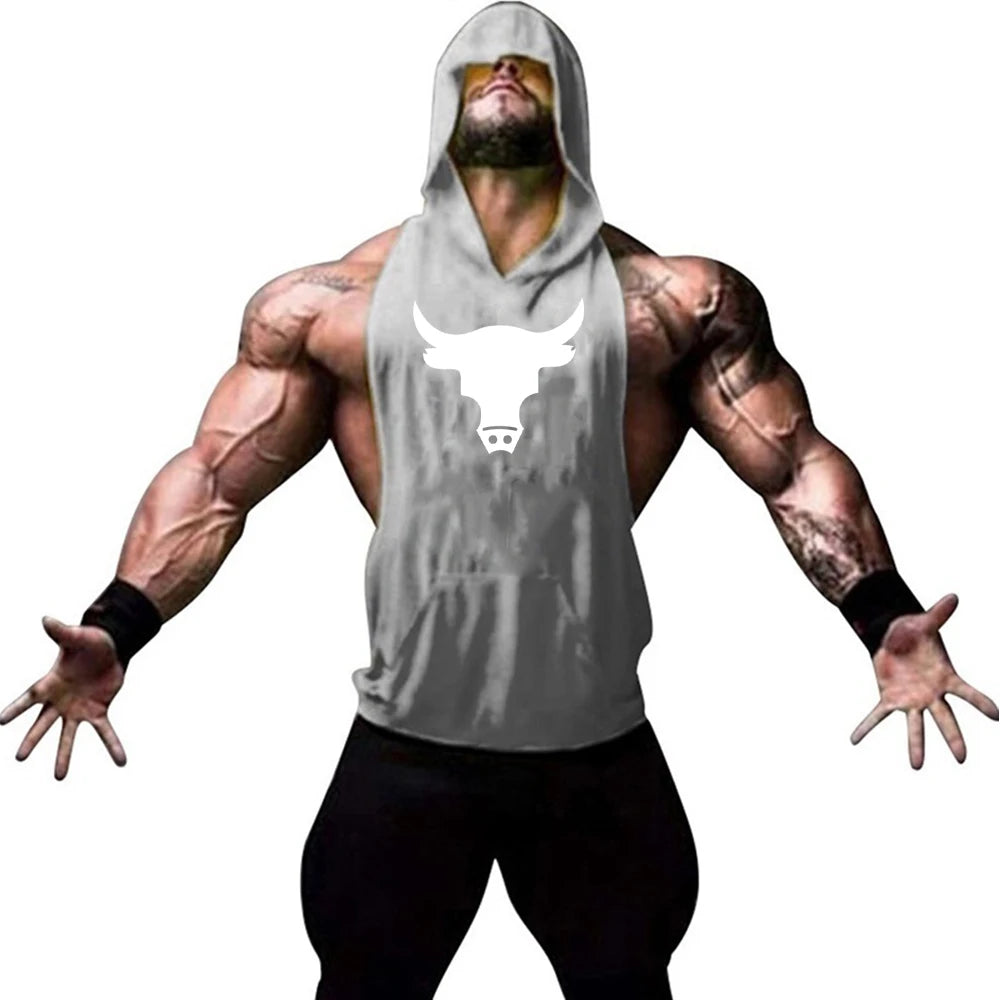 Bodybuilding Hooded Tank Perfect for Summer WorkoutsMen's shirt24 Hour Sport