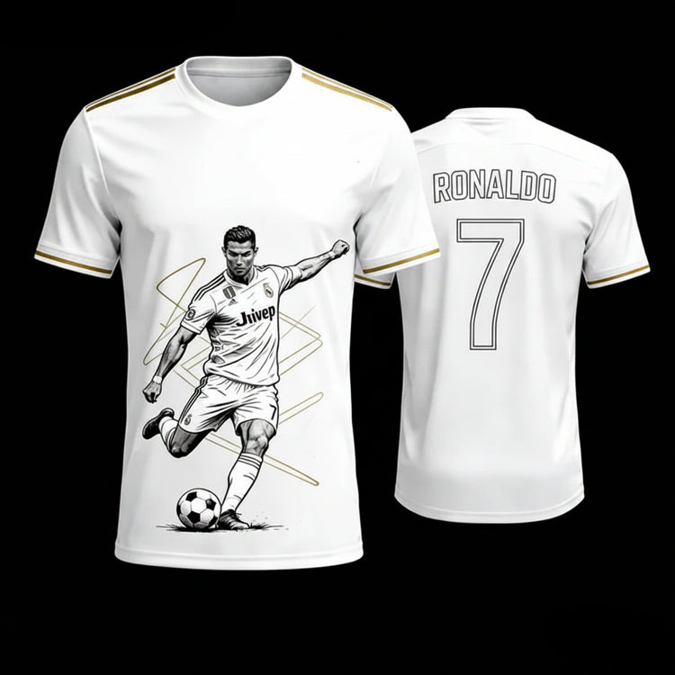 Ronaldo Quick-Dry Sport Jersey Men’s & Boys’ Summer T-Shirt