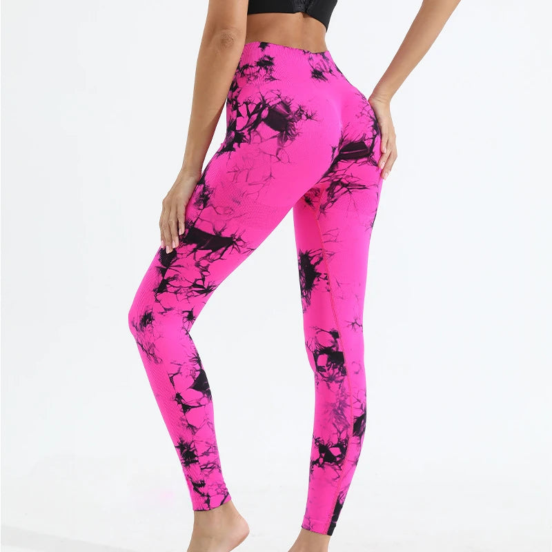 Women's Tie-Dye Seamless Leggings