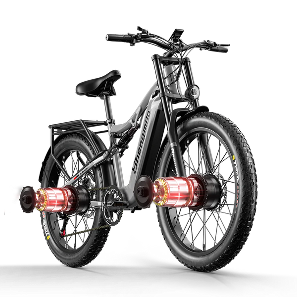 High-Performance Electric Bicycle with Dual Suspension