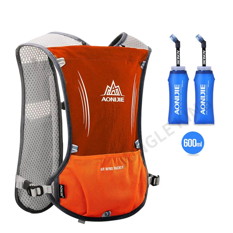 Running Vest: Hydration Pack, Water Bladder, Water Bottles