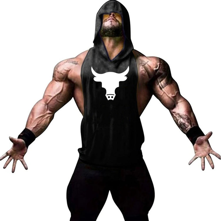 Bodybuilding Hooded Tank Perfect for Summer WorkoutsMen's shirt24 Hour Sport