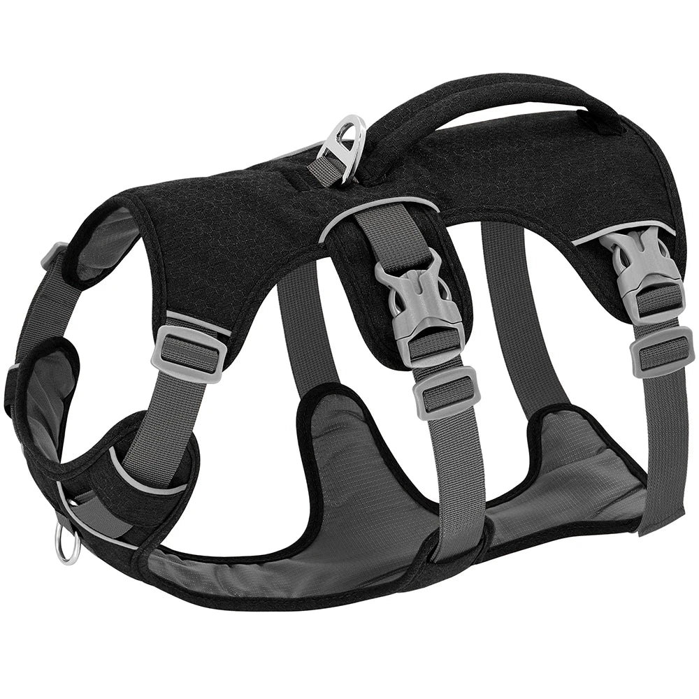 Reflective Escape-Proof Nylon Dog Harness Adjustable & Durable
