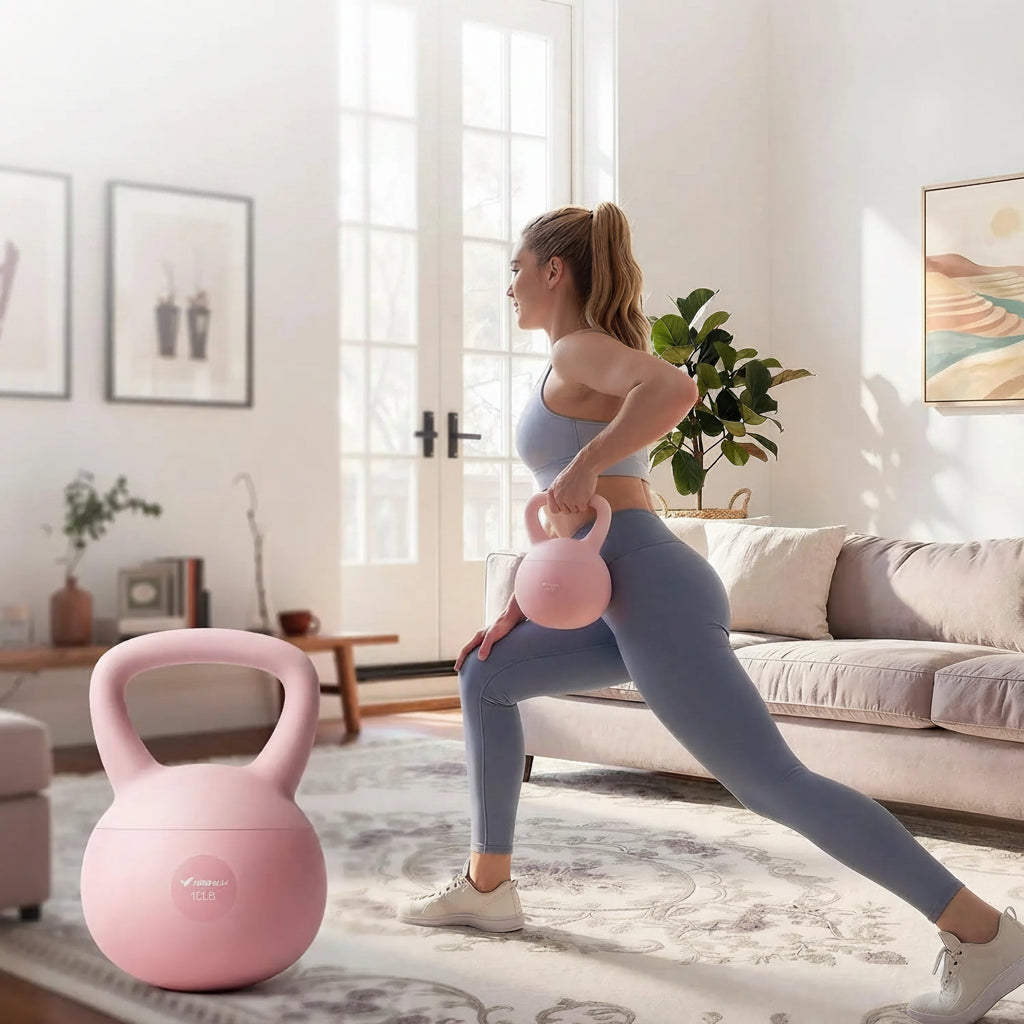Soft Kettlebell with Anti-Slip Handle & Safe Base