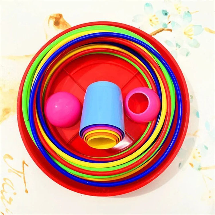 Educational Circle Stacking Toy Perfect for Parent Child PlaySport Toys For Kids24 Hour Sport