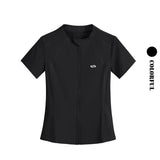 DRUR Short Sleeve Tracksuit Set for Women With Sport Jackets and Shorts with Pockets 2 Piece Running Gym Outfit Summer Yoga Suit 24 Hour Sport