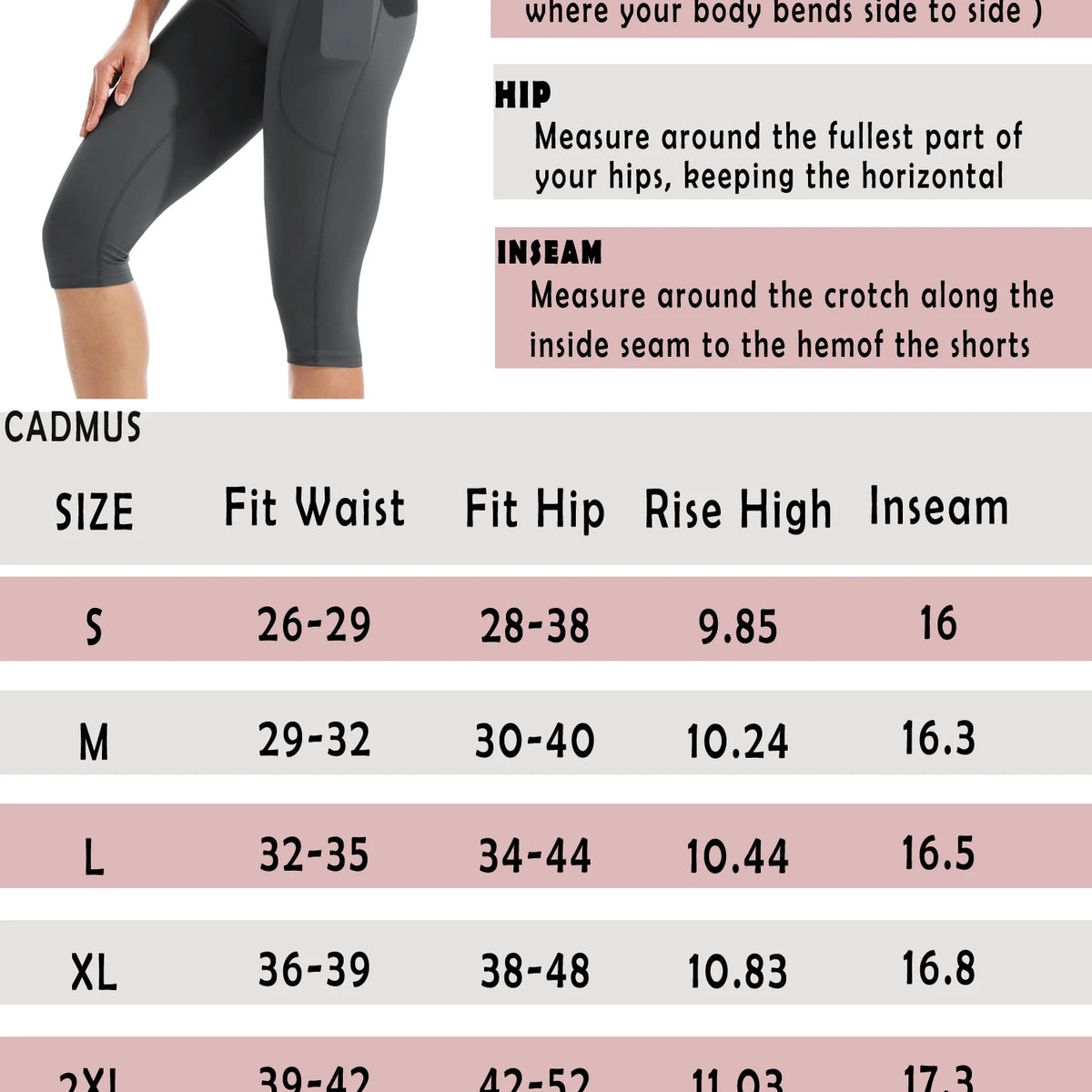 Comfortable Capri Leggings with Tummy Control