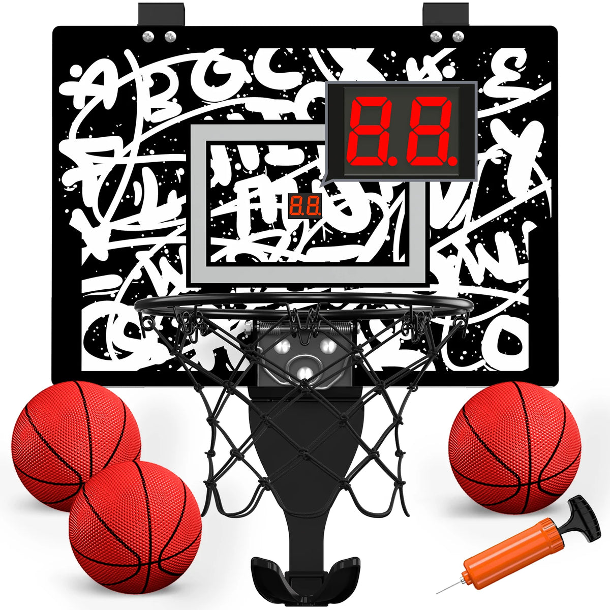 Kids' Mini Basketball Hoop Set: Indoor & Outdoor Play