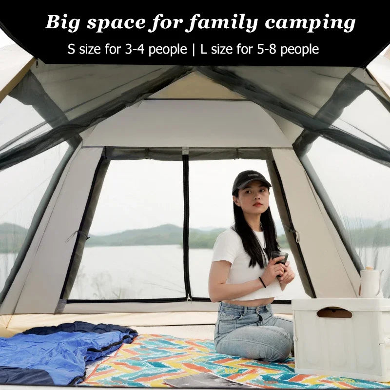 tent 5 ~ 8 people Outdoor Automatic Quick Open