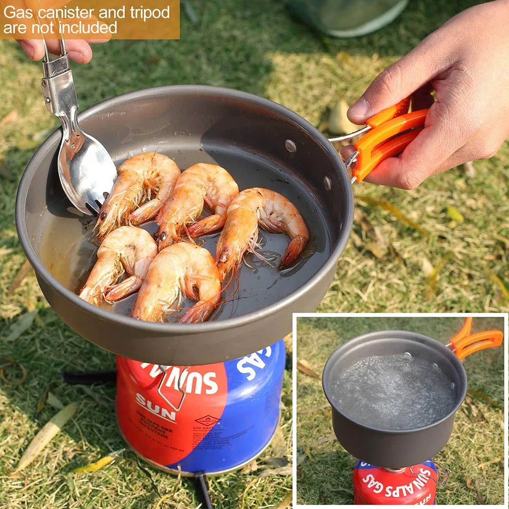 Foldable Aluminum Camping Cookware