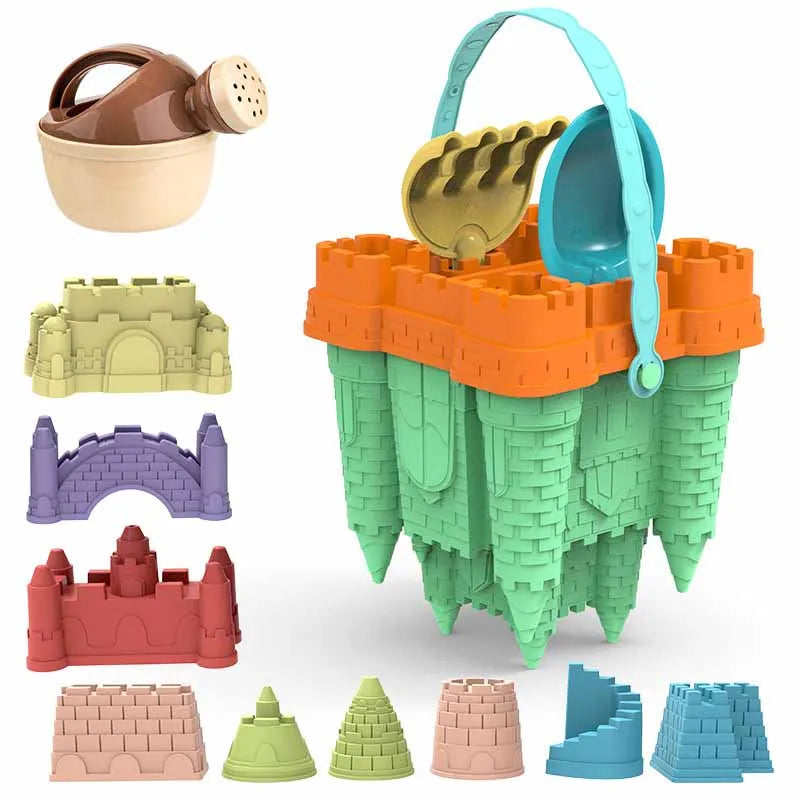 Beach Sand Toys Set Creative Children's Pyramid Castle Sand