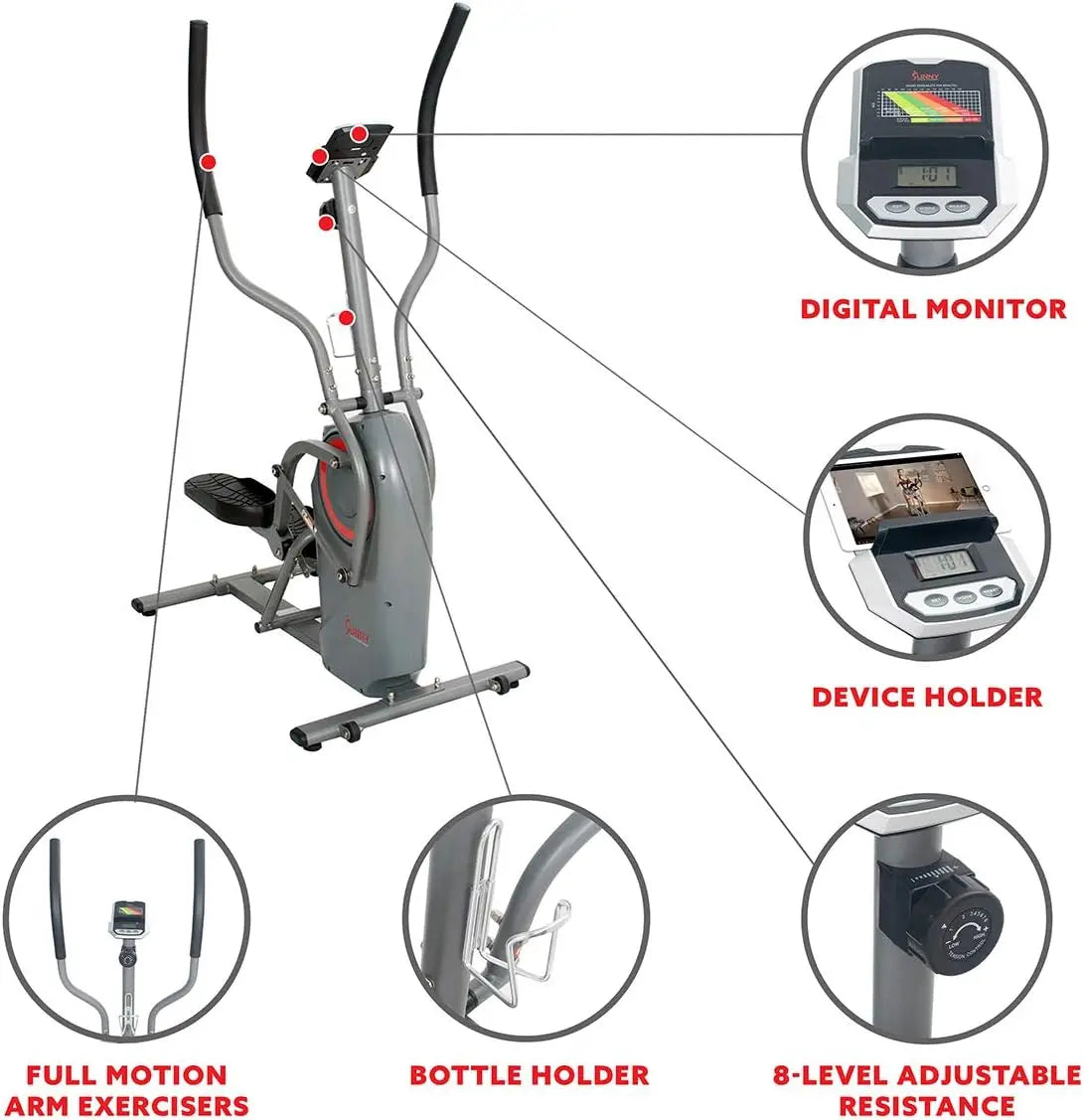 8-Level Magnetic Resistance Home Elliptical Climber