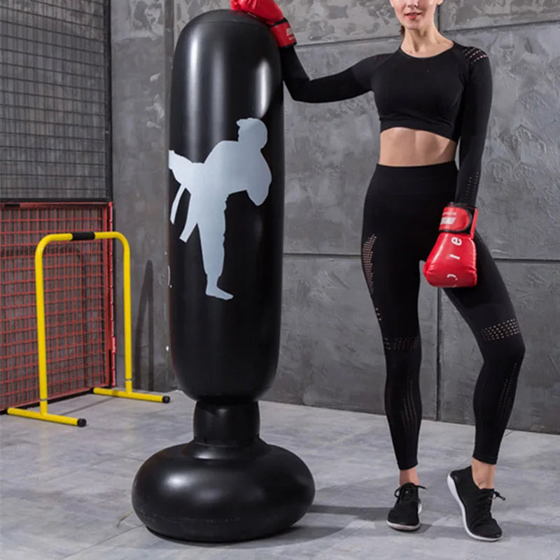 PVC Inflatable Boxing Bag - 160cm for Home Training