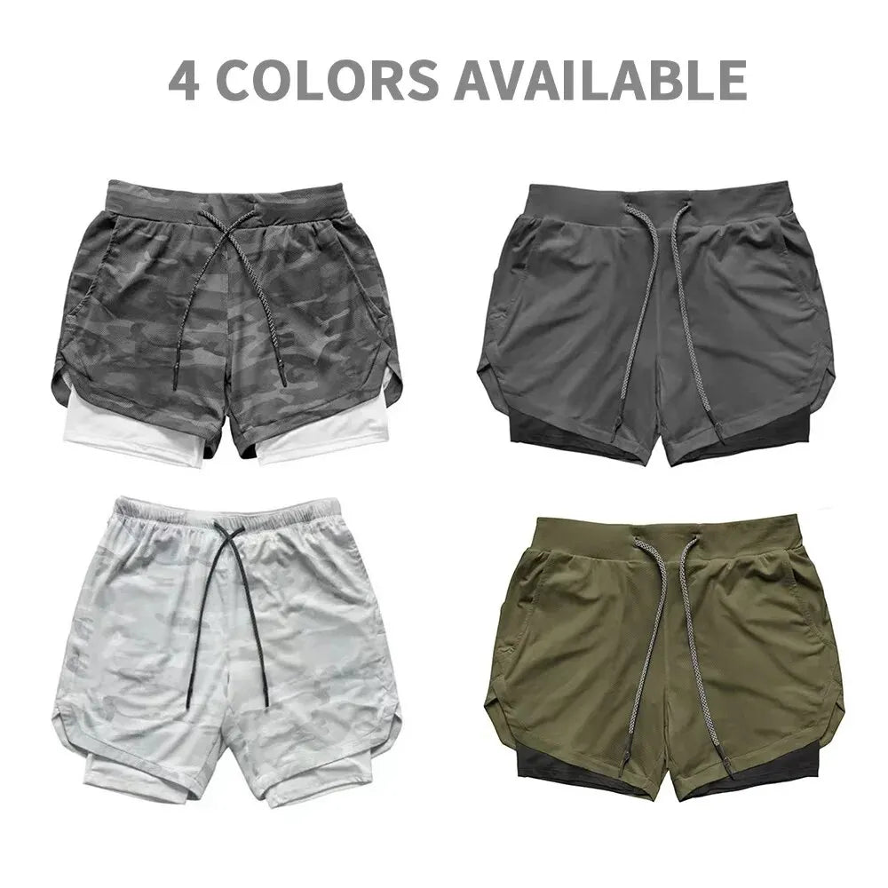 Lightweight Men's Running Shorts with Pockets and Towel Loop