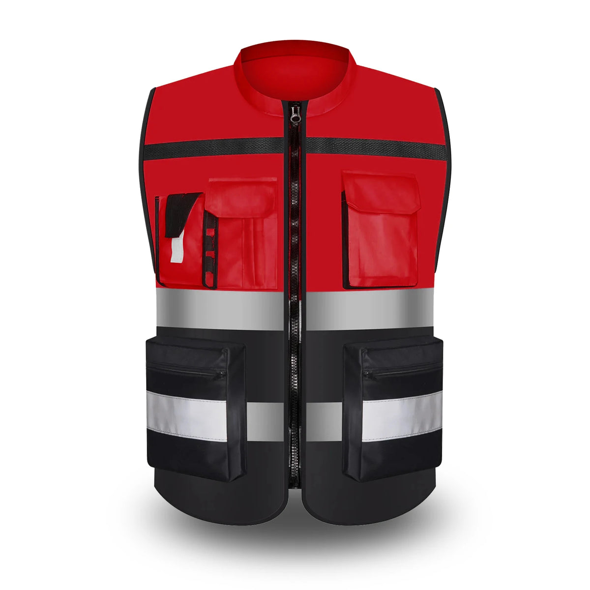 Custom Logo Two-Tone Safety Vest for Construction
