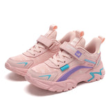 Soft Pink Leather Sneakers for Young Girls