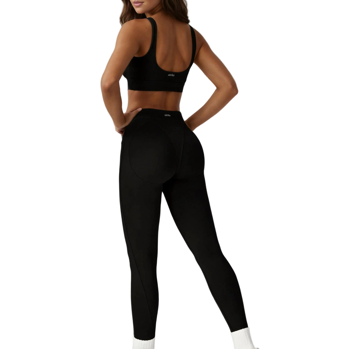 2-Piece Women's Gym Set: Sports Bra & Butt-Lifting Leggings