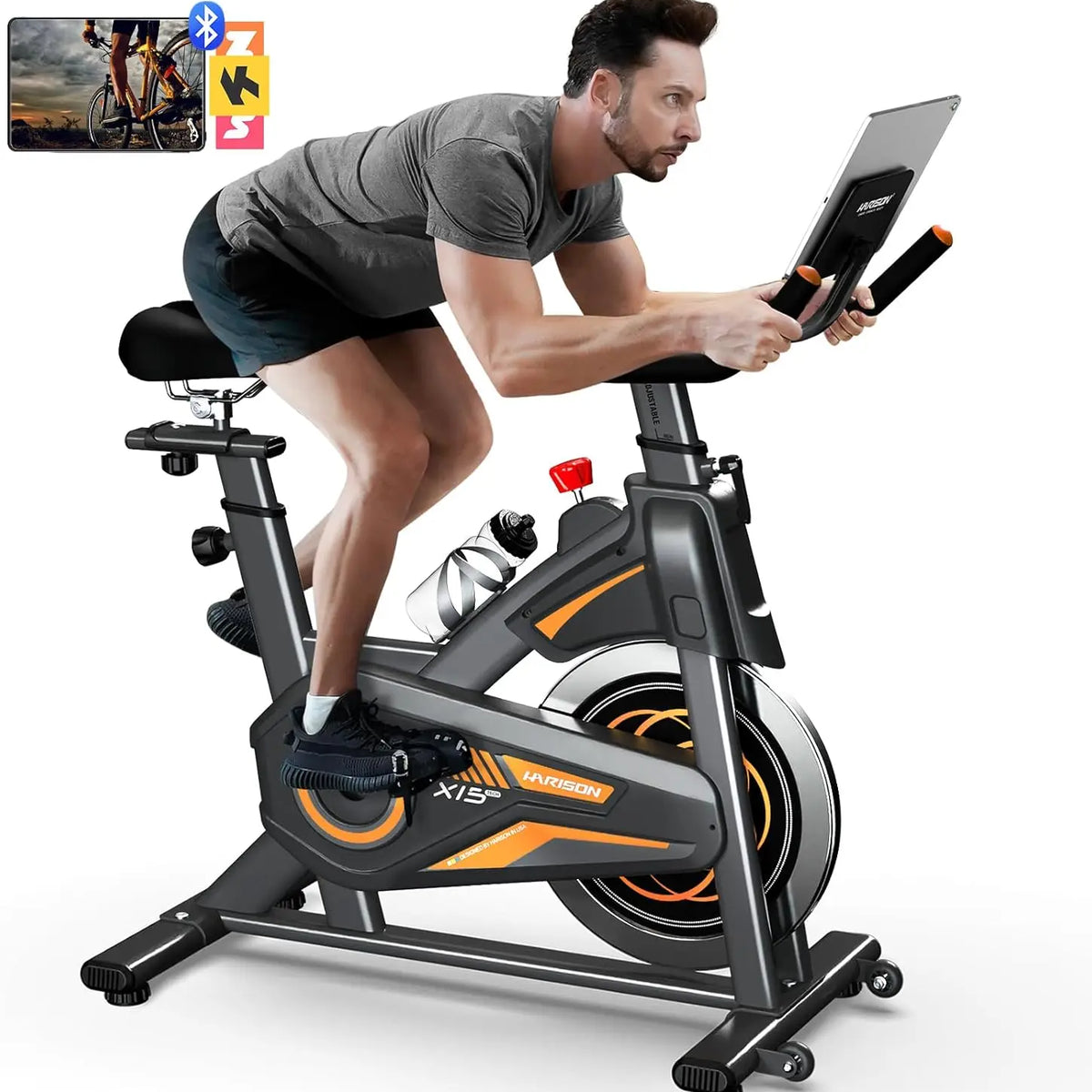 Magnetic Exercise Bike, Indoor Cycling Bike, Home Gym Equipment