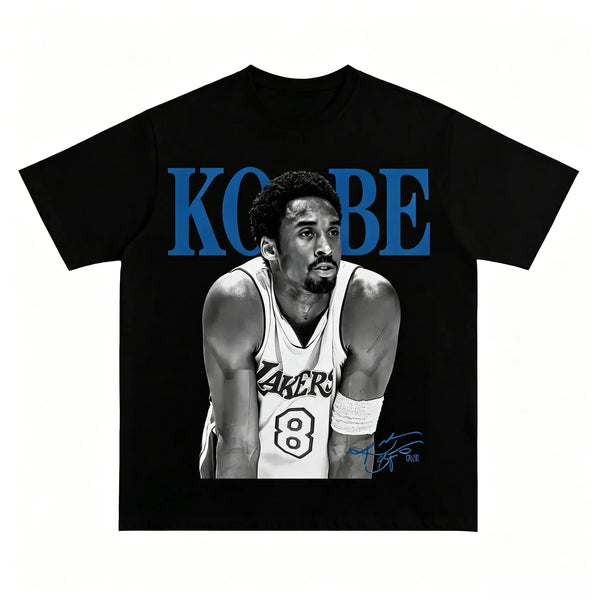 Men's Soft Cotton Vintage Basketball Graphic T-Shirt