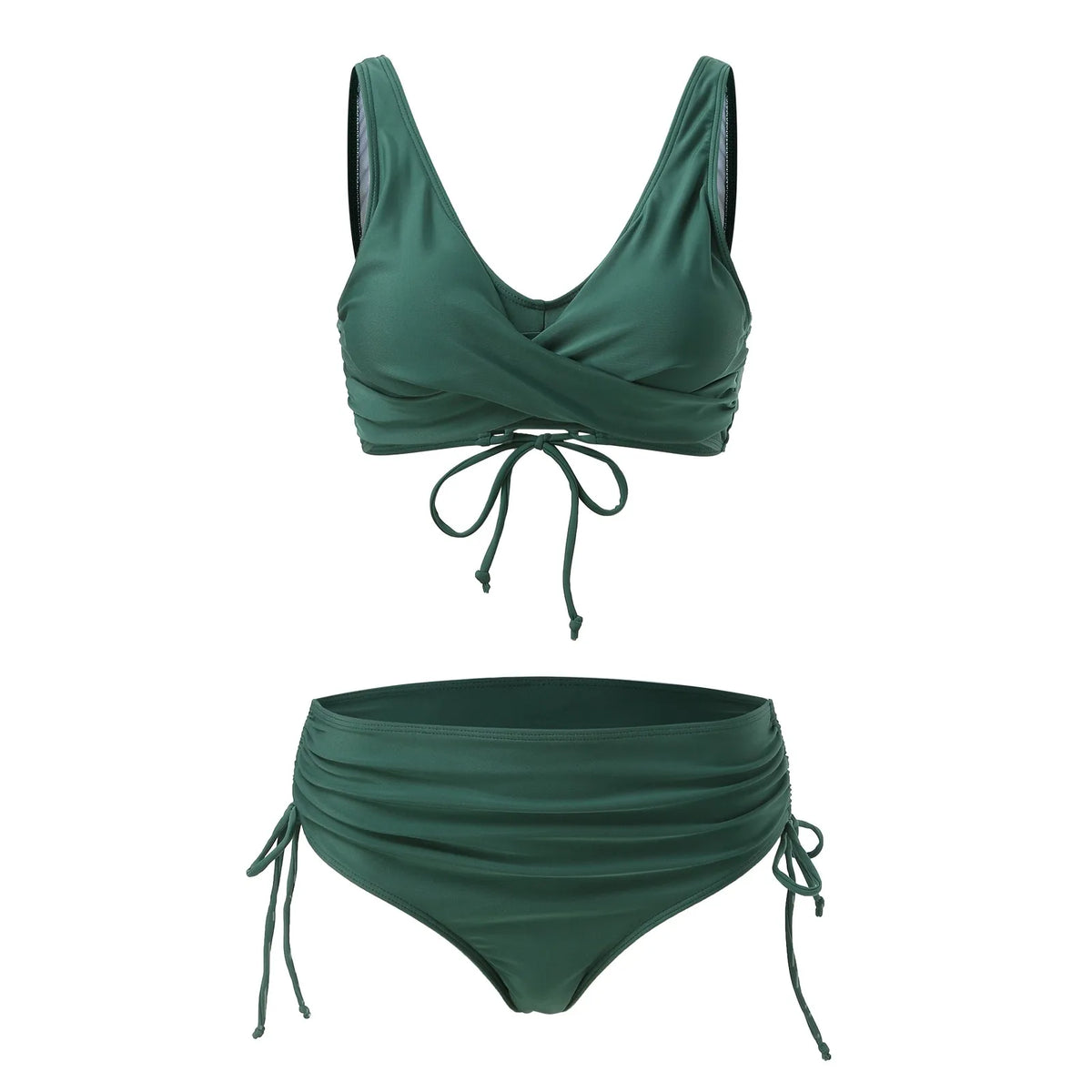 Trendy Lace-Up Swimsuit