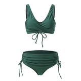 Trendy Lace-Up Swimsuit