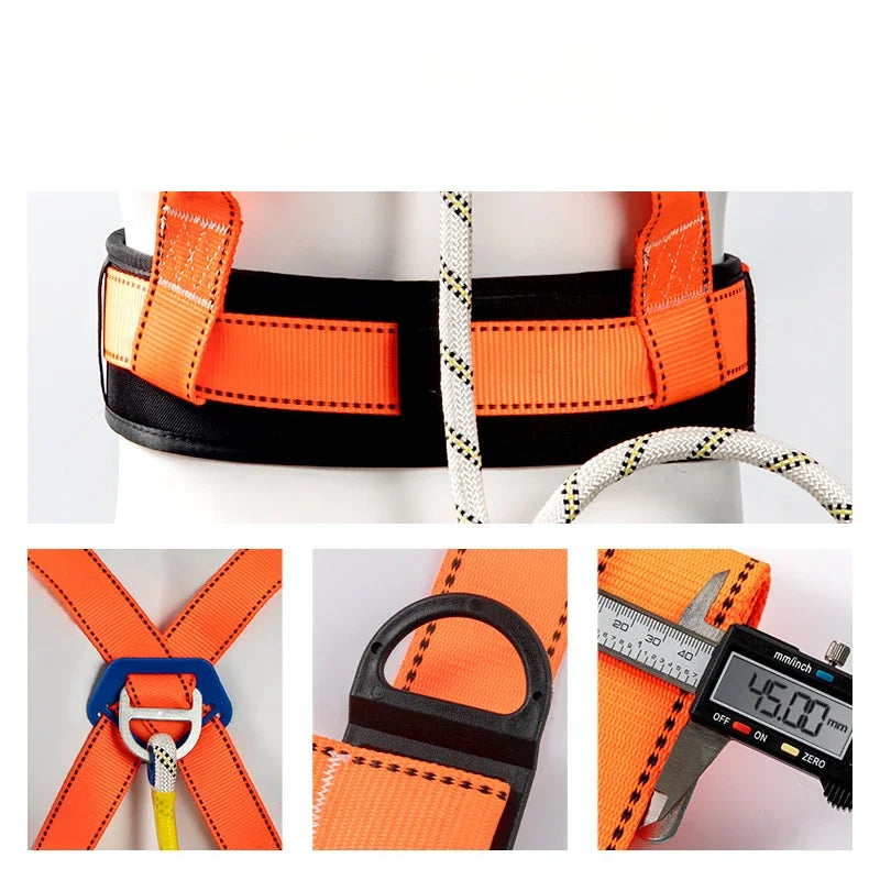 Professional 5-Point Safety Harness for Construction & Electrical Work