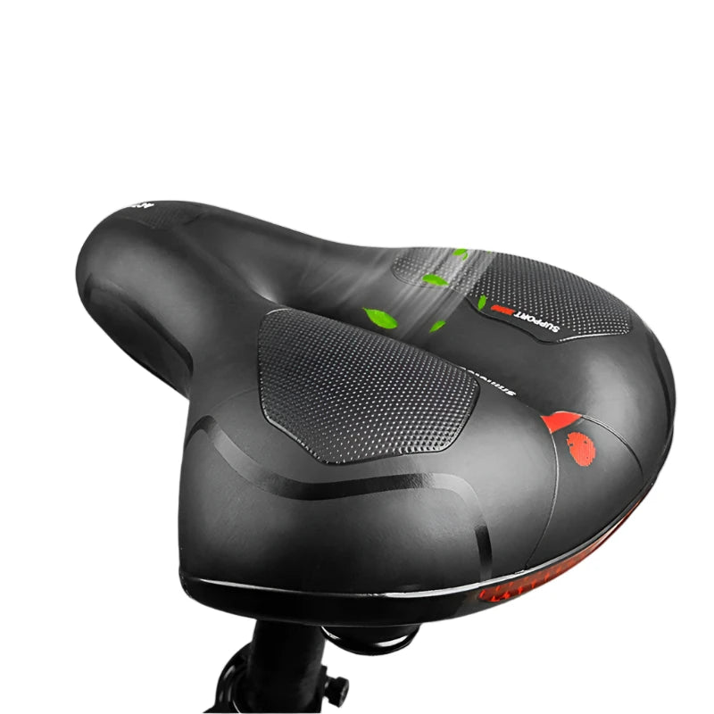 Breathable, Rainproof Cycling Saddle: For maximum comfort on long rides.
