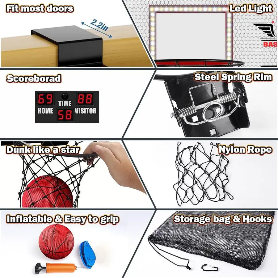 Interactive Basketball Hoop Set for Little Ones - 24 Hour Sport