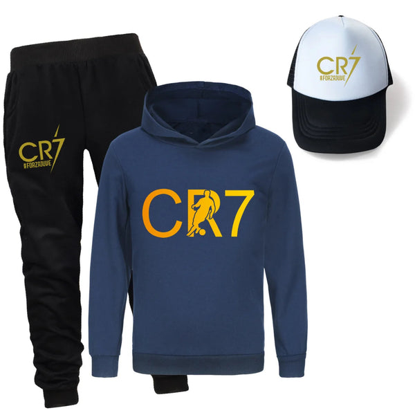 Kids' CR7 Autumn Football Tracksuit Boys & Girls Sportswear