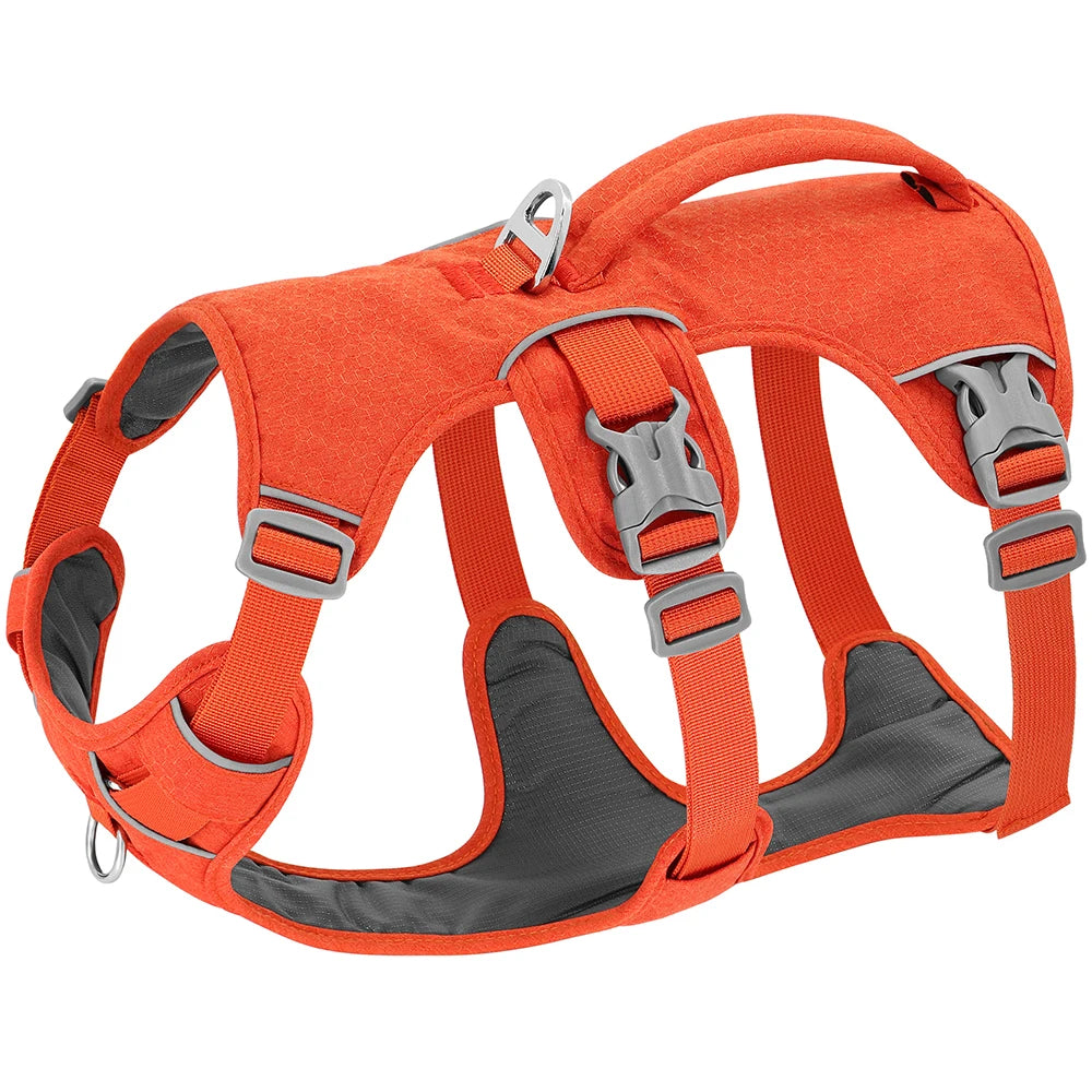 Reflective Escape-Proof Nylon Dog Harness Adjustable & Durable