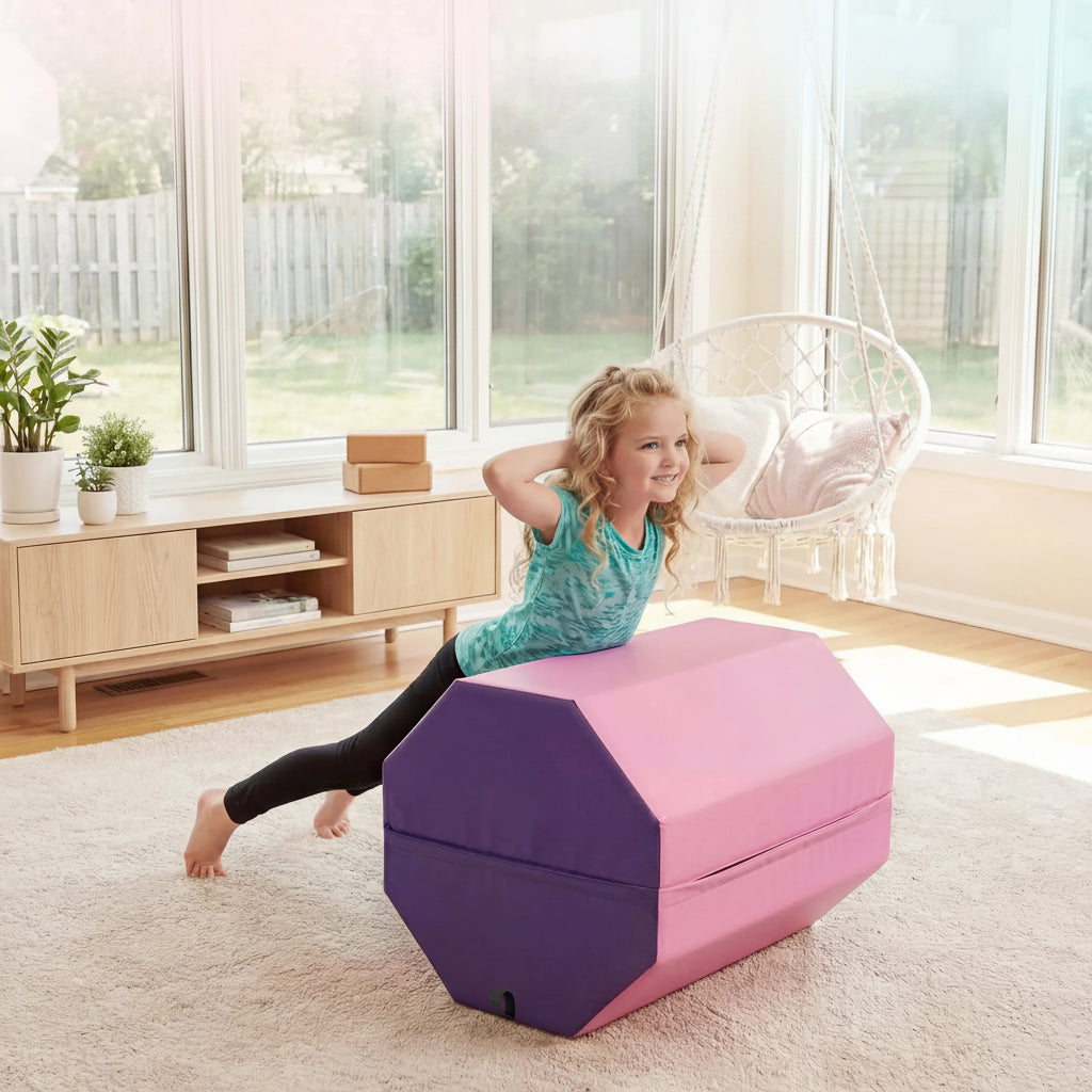 Kids Gymnastics Octagon Mat Tumbling & Backbends