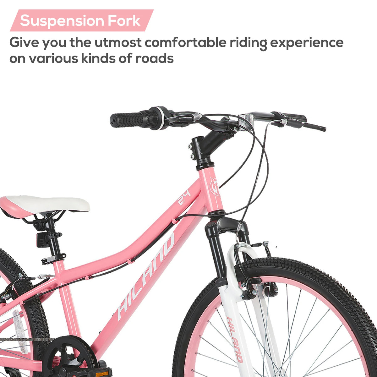 Kids' Mountain Bike with Front Suspension