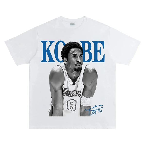 Men's Soft Cotton Vintage Basketball Graphic T-Shirt