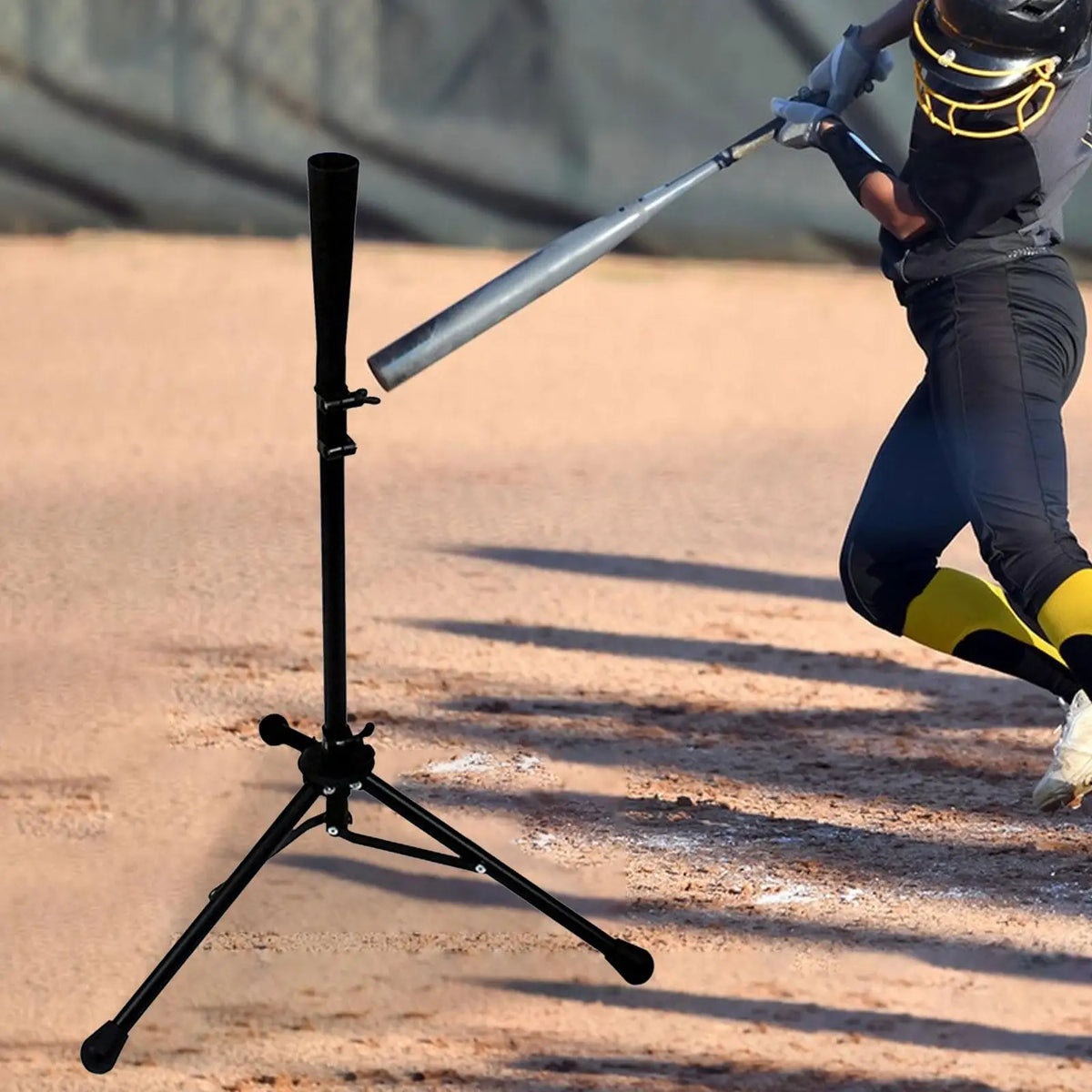 Baseball Batting Tee Tripod Stand with Carrying Bag Baseball