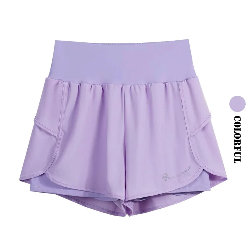 DRUR Breathable Gym Clothes for Women 2 Piece Summer Workout Sets Full Zip Sports Tops with Elastic Waist Shorts Active Wear New 24 Hour Sport