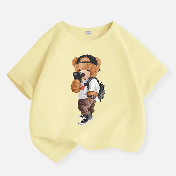 Summer Cool Bear T-Shirt for Kids & Toddlers