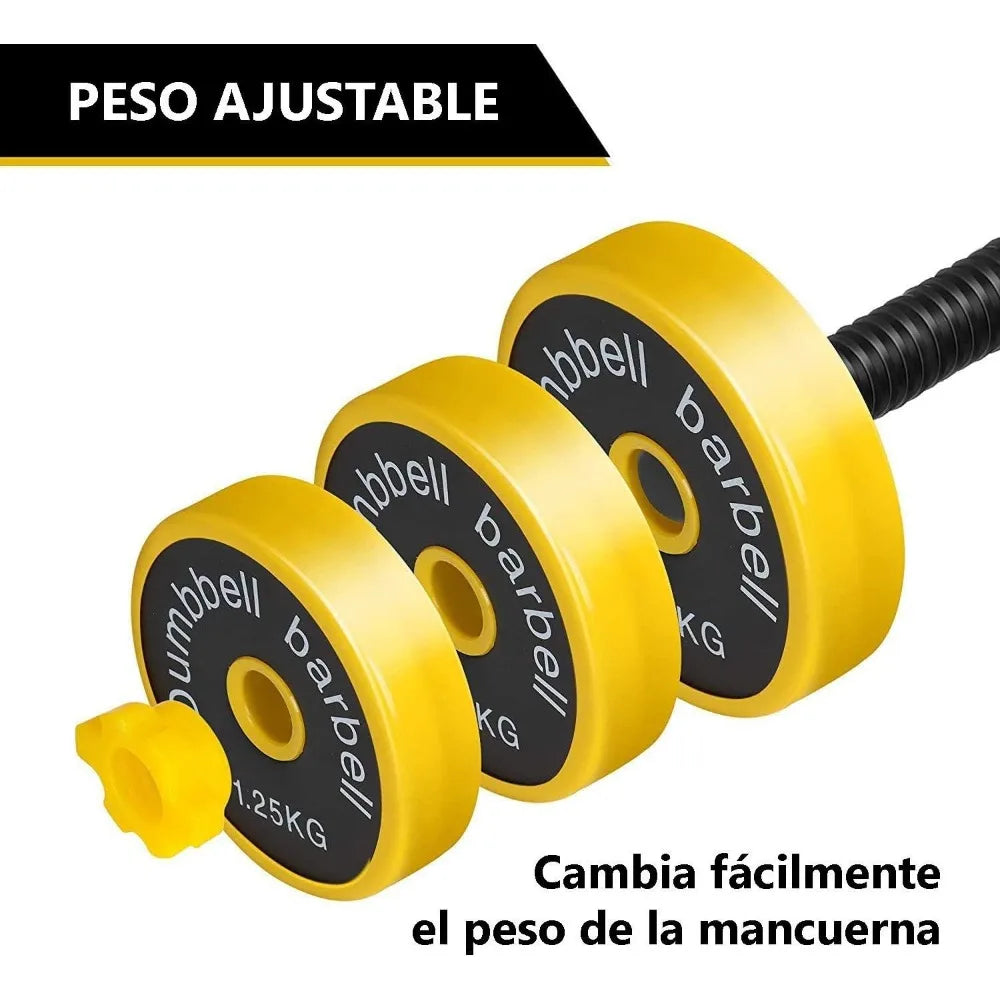 Adjustable Dumbbell and Barbell for Home Use