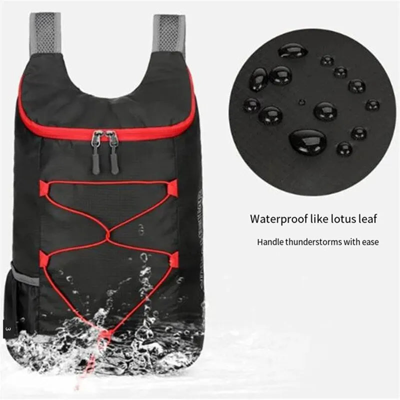 Multifunctional Outdoor Folding Backpack High Density Lightweight