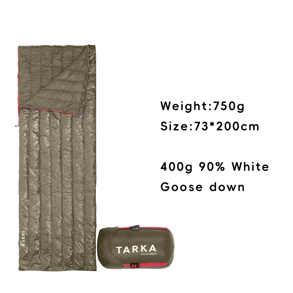 Lightweight Goose Down Sleeping Bag for 3 Seasons